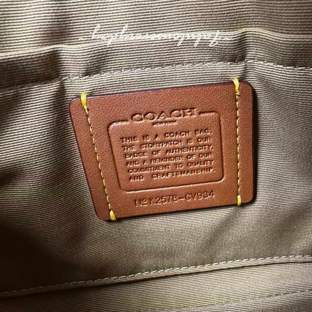 Coach Teri Shoulder/Crossbody Bag In Leather/Gold/Chalk CV934 NWT